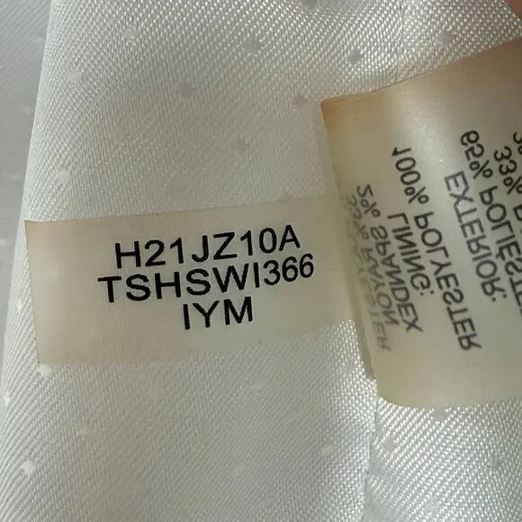 Tommy Hilfiger Blazer Size 4 Women black & white Plaid Lined Double Breasted - Picture 12 of 12